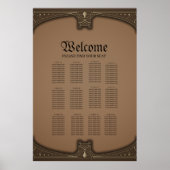 様式化された蝶 ポスター (正面)