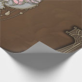 様式化された蝶 ラッピングペーパー (角)