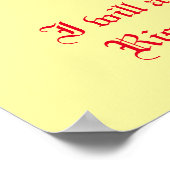 様式化された赤いフェニックス、私はいつも再び上昇 ポスター (角)