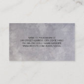 様式化された車 | 自動修復レンチロゴ 名刺 (裏面)