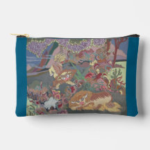 様式化された遊犬の庭