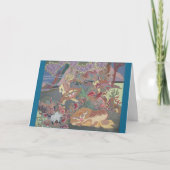 様式化された遊犬の庭 カード (正面)