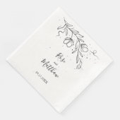 様式化された開花枝とインク紙の滴 (コーナー)