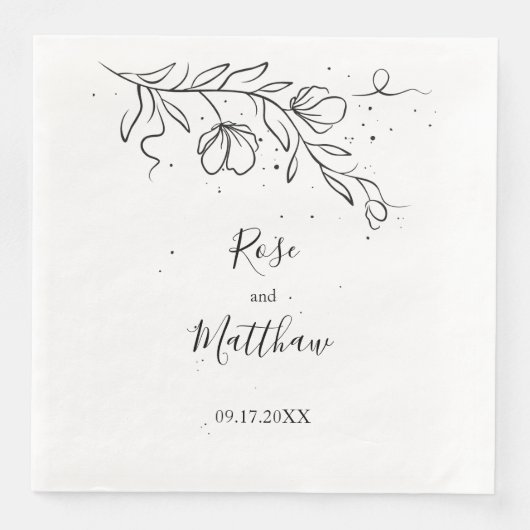 様式化された開花枝とインク紙の滴 (正面)