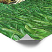 様式化された青亀 ポスター (角)