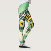 様式化された魚芸術 レギンス (右)