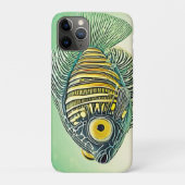 様式化された魚芸術 Case-Mate iPhoneケース (裏)