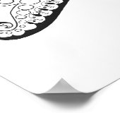 様式化された魚2 ポスター (角)