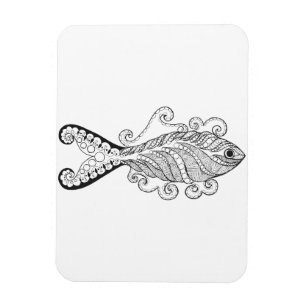様式化された魚 マグネット