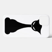 様式化された黒猫 Case-Mate iPhoneケース (裏面 (横))