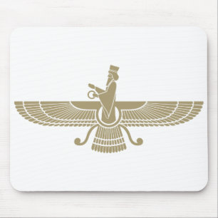 様式化されたFaravahar マウスパッド