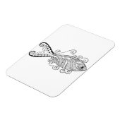 様式化した魚 マグネット (左側)