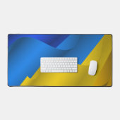 様式化ウクライナ国旗 デスクマット (キーボード&マウス)