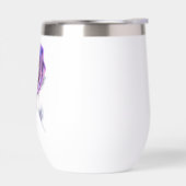 様式化オーバーサイズバラ – プラチナパープル (左面)