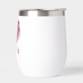 様式化オーバーサイズバラ – プラチナピンク (左面)