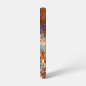 様式化カラフルフラワーアクリルプリント SAMSUNG GALAXYケース (左側面)