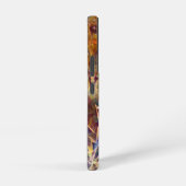 様式化カラフルフラワーアクリルプリント SAMSUNG GALAXYケース (右側面)