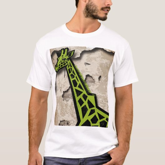 様式化キリン Tシャツ (正面)