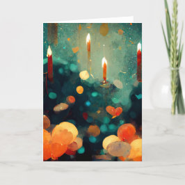 様式化クリスマスツリーのクリスマスカード シーズンカード