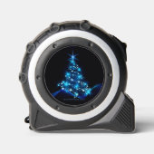 様式化クリスマスツリー滑りやすいジョー白熱［赤熱］光を放つブルーs メジャー (正面)