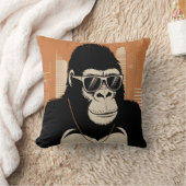 様式化ゴリラ クッション (ブランケット)