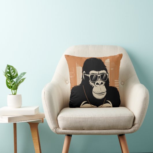 様式化ゴリラ クッション (椅子)