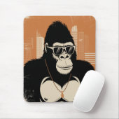 様式化ゴリラ マウスパッド (マウス)