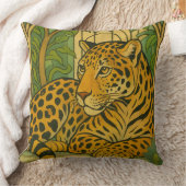 様式化ジャングルエレガンス クッション (ブランケット)