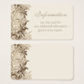 様式化タンとブラウン離れフローラ (正面&裏面)