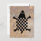 様式化タートルミンブレステュラデザイン ポストカード (正面/裏面)