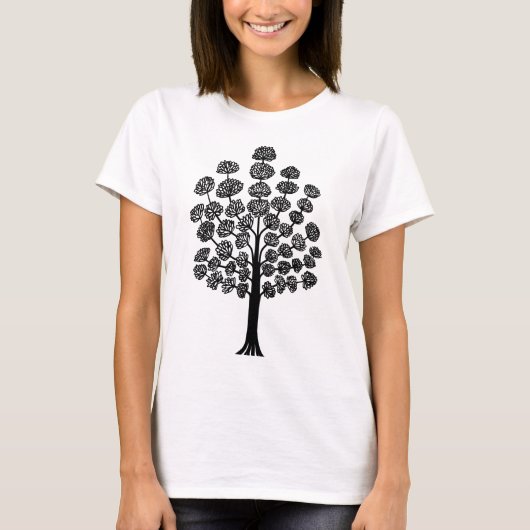 様式化ツリー Tシャツ (正面)