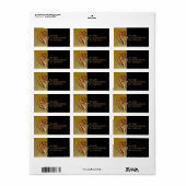 様式化ドラゴンラベル ラベル (フルシート)