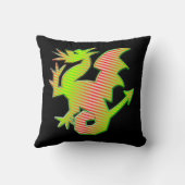 様式化ドラゴン クッション (裏面)