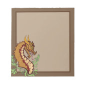 様式化ドラゴン ノートパッド (正面)
