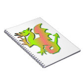 様式化ドラゴン ノートブック (右側)