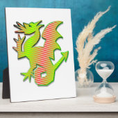 様式化ドラゴン フォトプラーク (側面)