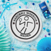 様式化ハンドボールプレーヤ ペーパープレート (パーティー)