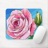 様式化バラエレガンス マウスパッド (マウス)
