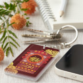 様式化パラン中国のキンオックス年2021 ARK キーホルダー (正面右)