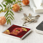 様式化パ中国のランキンラット年2020 SqMK キーホルダー (側面)