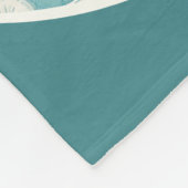 様式化ヒトデ&サンドダラーパターン#25 ID1009 フリースブランケット (角)