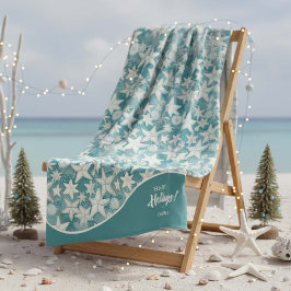 様式化ヒトデ&サンドダラーパターン#25 ID1009 フリースブランケット