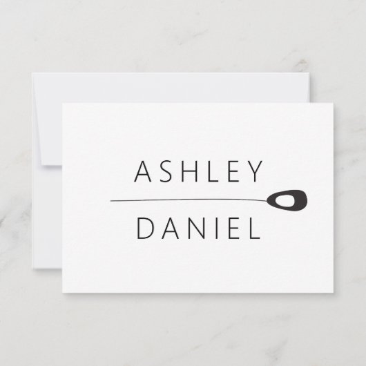 様式化ピーコック結婚式招待状RSVPカード 出欠カード (裏面)