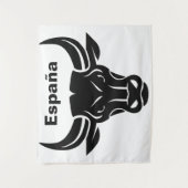 様式化ブルカスタム文字タペストリー タペストリー (正面)