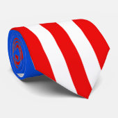 様式化プエルトリコ国旗 ネクタイ (ロール)