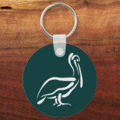 様式化ペリカン キーホルダー (正面)