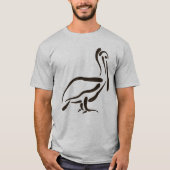 様式化ペリカン Tシャツ (正面)