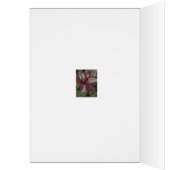 様式化モダン赤ゆり花写真抽象芸術 (内側 (左))