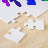 様式化レインボー(紋章の)フラ・ダ・リ ジグソーパズル (側面)