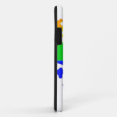 様式化レインボー(紋章の)フラ・ダ・リ Case-Mate iPhoneケース (裏面/右)